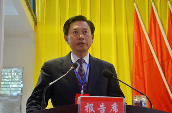 县委副书记,代县长魏和胜作政府工作报告