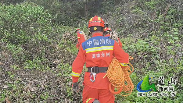 我县一花甲老人被困山上超60小时 多部门联手紧急搜救1.jpg
